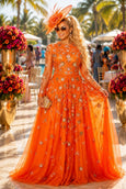 Orange / US Size 14 - Large