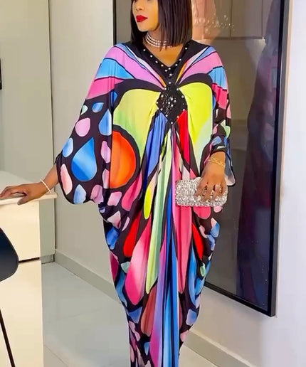 Colorful Embellished Kaftan