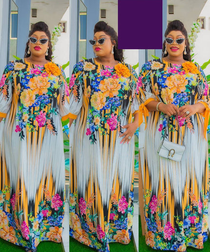 Crystal Embellished Kaftan Maxi Dress