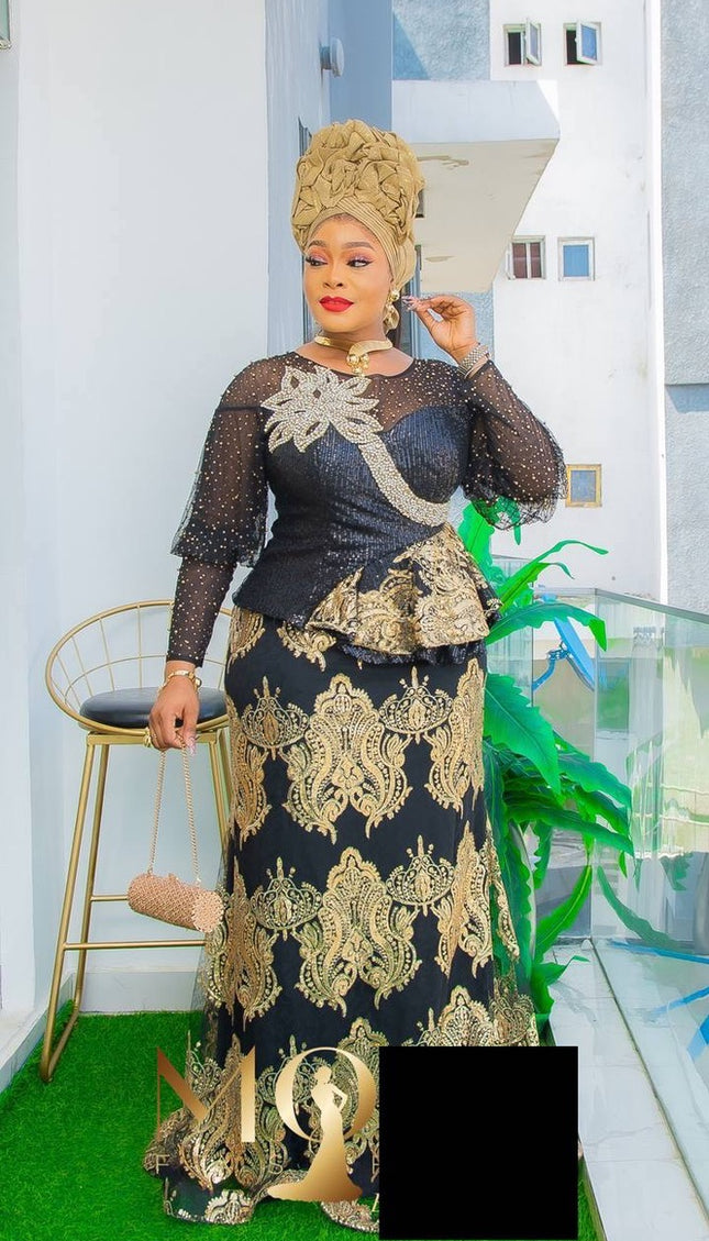 Sequined Party Mermaid Gown | Mother of The Bride Wedding Guest Anniversary