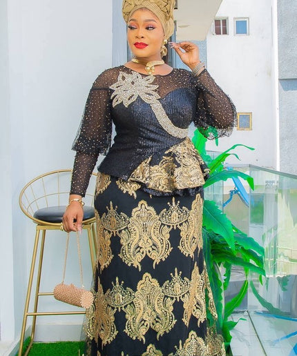 Sequined Party Mermaid Gown | Mother of The Bride Wedding Guest Anniversary