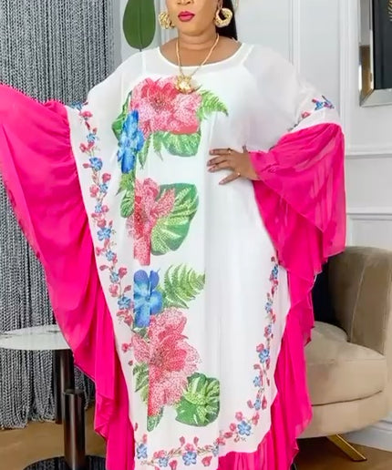 Embellished Maxi Kaftan Dress | Wedding Guest Party Birthday Mother of The Bride Graduation Photoshoot