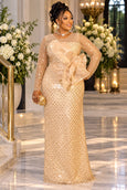 Gold / US Size 14 - Large