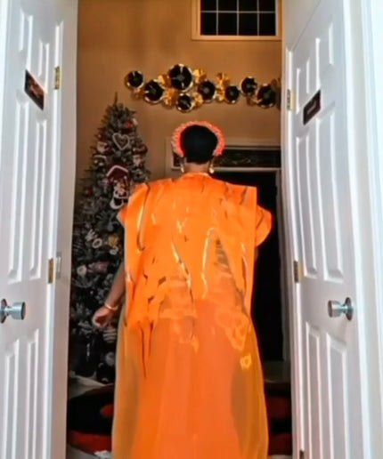 Elegant Green Kaftan Dress 2-Piece Set, Metallic Brocade Wedding Guest Attire Engagement Birthday Party Cocktail Anniversary Photoshoot