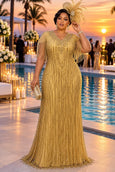 Gold / US Size 14 - Large