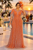 Orange / US Size 14 - Large
