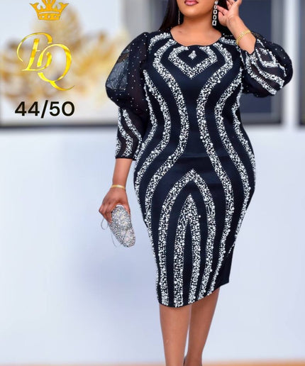 Beaded Embellished Party Dress | Birthday Wedding Graduation