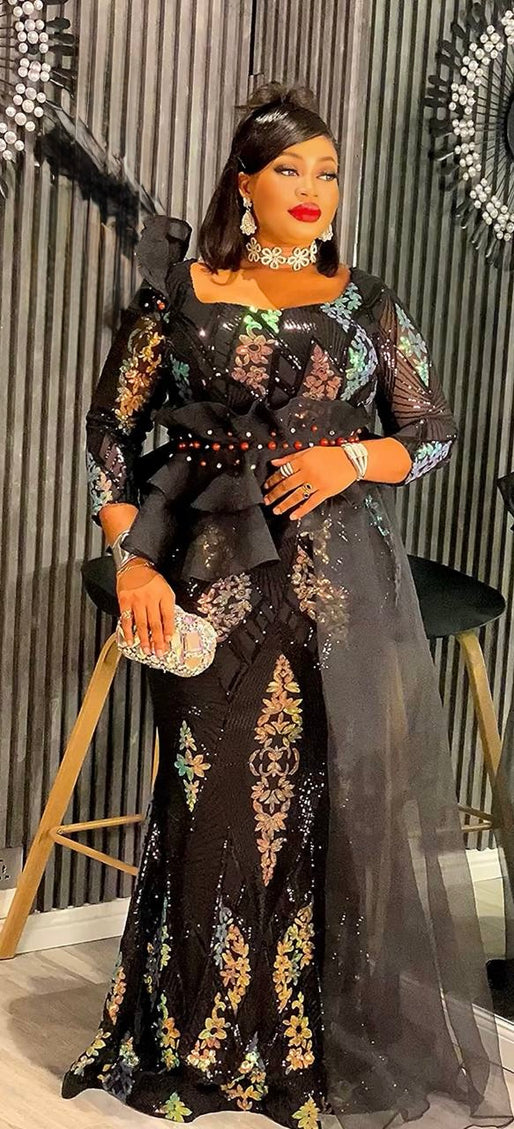 Plus Size White Sequin Wedding Guest Mermaid Dress Side Drape, Curvy Plus Size Mother of The Bride Maxi Gown Long, Celebrant Worthy Cocktail Birthday