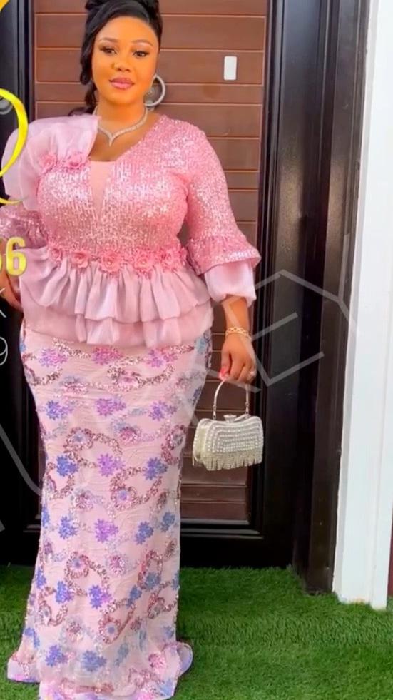 Sequin-Embellished Peplum Maxi Dress | Mother of The Groom Wedding Guest Anniversary
