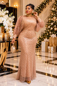 Rose Gold / US Size 14 - Large