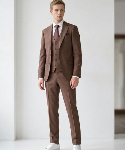 Men's Slim Fit 5-Piece Suit for Wedding Graduation Birthday Prom Business Casual Photoshoot Party Outfit Formal Occasion Wear