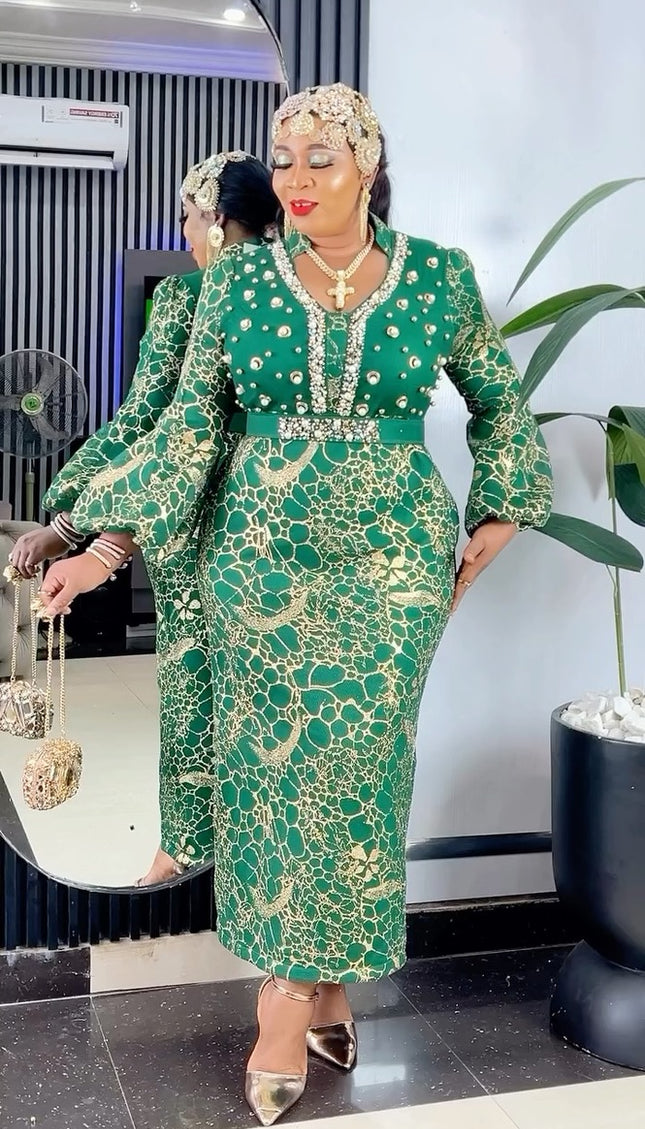 Beaded Embellished Maxi Dress