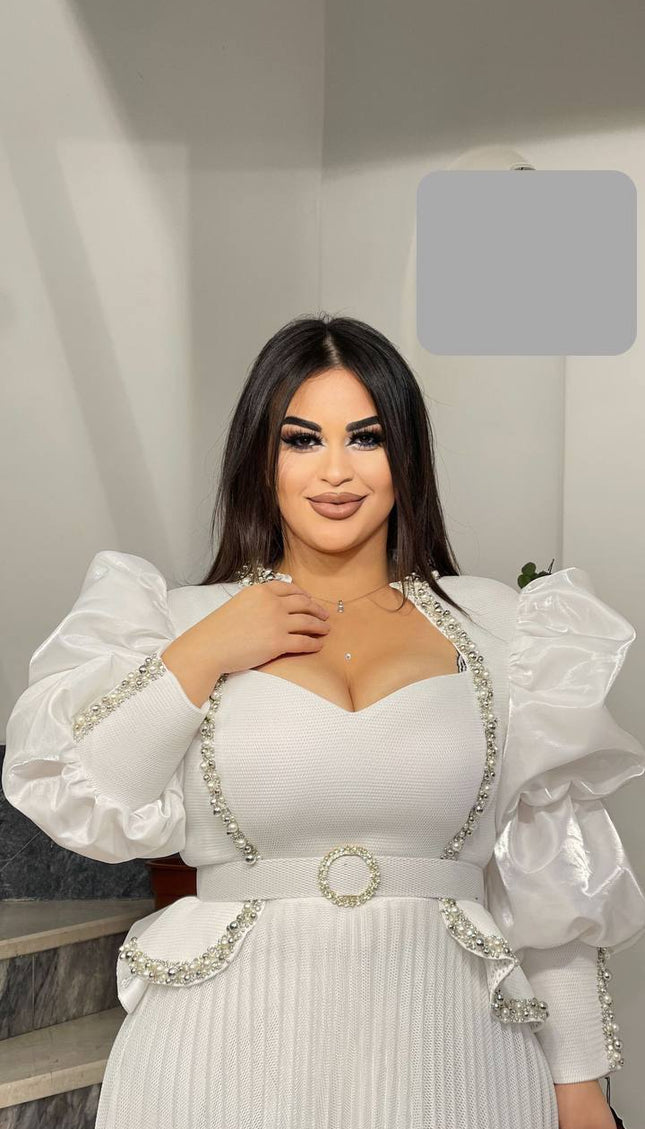Ruffle Peplum Maxi Dress | Women's Plus Size Mother of The Bride Wedding Guest Birthday Party Gala