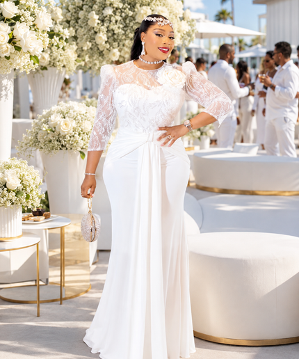 Glamorous Yellow Sequin Embellished 3D Flower Ruched Draped Maxi Dress for Wedding Guest Birthday Party Mother of The Bride Outfit Cocktail Reception Formal Evening Gown Turkish Womenswear