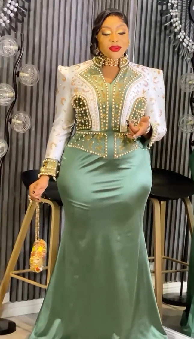 Embellished Wedding Guest Mermaid Dress Mother of The Bride Dinner Cocktail Birthday Anniversary Graduation Ceremony Gala