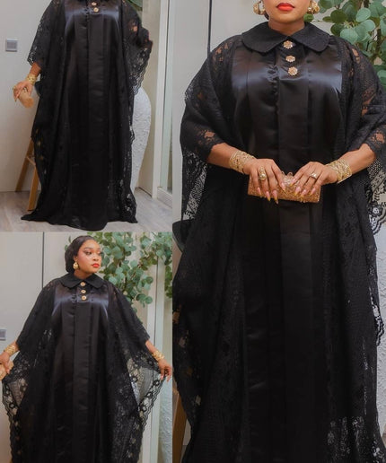 Elegant Kaftan Dress African Party Bubu Gown Wedding Guest Formal Evening Outfit Mother of The Bride Plus Size
