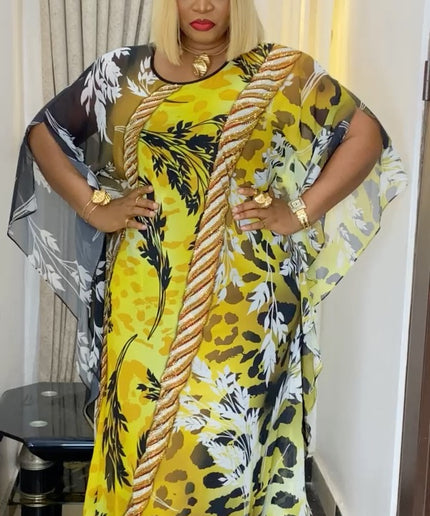 Embellished Maxi Kaftan Dress | Wedding Party Guest Birthday Graduation Photoshoot