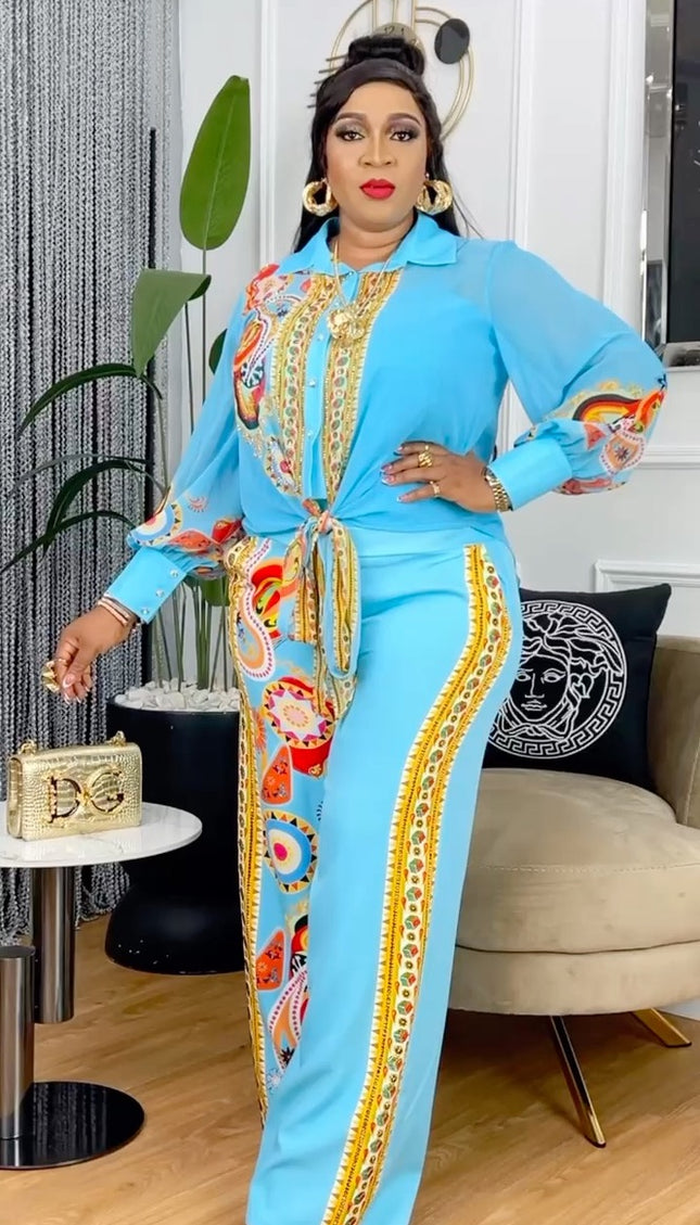 Embellished Matching Top and Pants Outfit | Birthday Party Wedding Guest Graduation