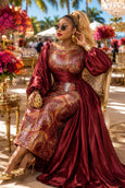 Burgundy / US Size 14 - Large