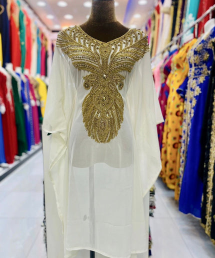 Embellished Kaftan Summer Wedding Guest Dress Cocktail Anniversary Bridal Photoshoot Birthday Party
