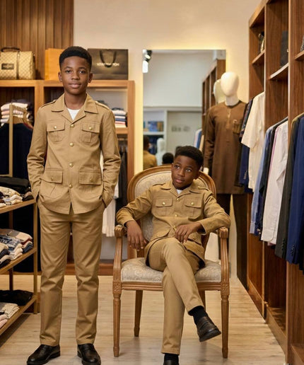 Boys' 2-Piece Outfit for Wedding Guest Graduation Dinner Birthday Party Family Photoshoot