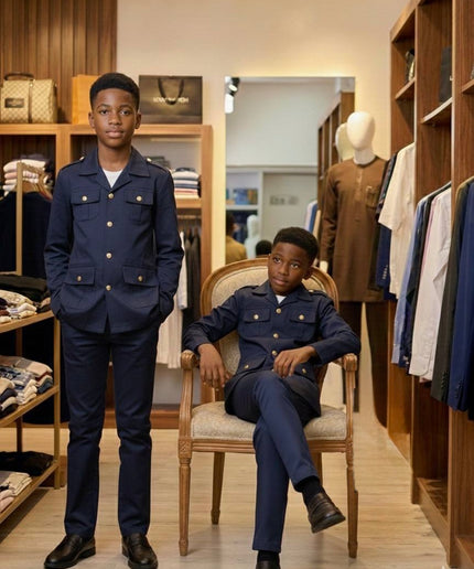 Boys' 2-Piece Outfit for Wedding Guest Graduation Dinner Birthday Party Family Photoshoot