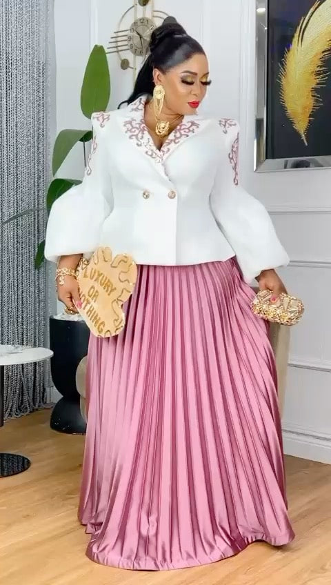 Embellished Bishop Sleeve Top | Wedding Guest Party Birthday Mother of The Bride