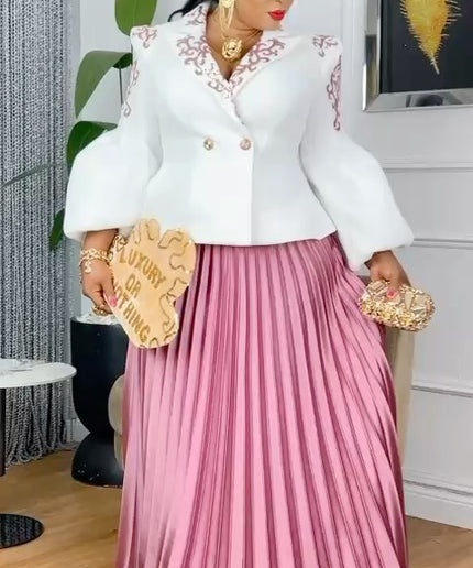 Embellished Bishop Sleeve Top | Wedding Guest Party Birthday Mother of The Bride
