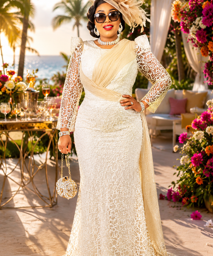 "Center of Attention" Black Beaded Sequin Formal Evening Dress Mother of The Bride Attire Wedding Guest Birthday Party Church Cocktail Reception Plus Size