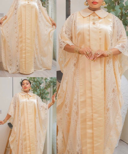 Elegant Kaftan Dress African Party Bubu Gown Wedding Guest Formal Evening Outfit Mother of The Bride Plus Size