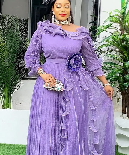 Off Shoulder Ruffle Maxi Dress | Women Fashion Dresses Wedding Guest Birthday  Party Celebrant Photoshoot