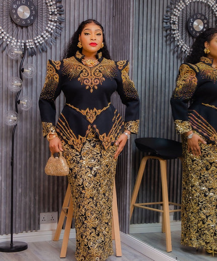 White Embellished Peplum Birthday Dress, Plus Size Mother of The Bride Outfit Wedding Guest Party Cocktail Gala