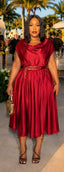 Burgundy / Size 12- Medium