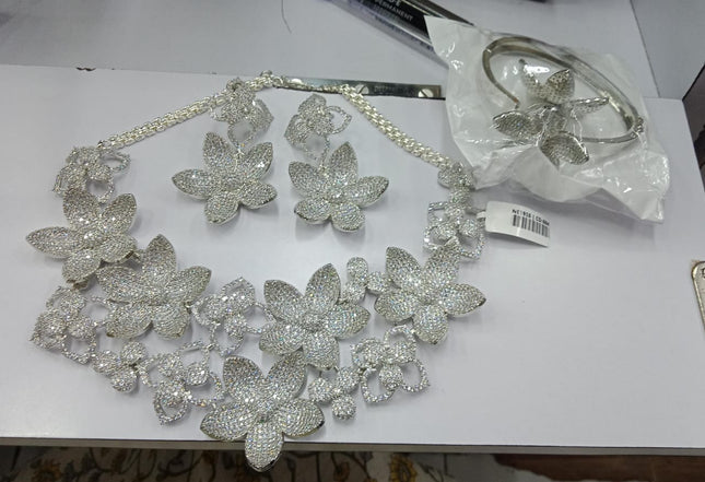 Dubai Gold Plated Jewelry Set | Bridal Jewelry, Wedding Guest, Mother of The Bride Jewelry, Birthday Party Celebrant