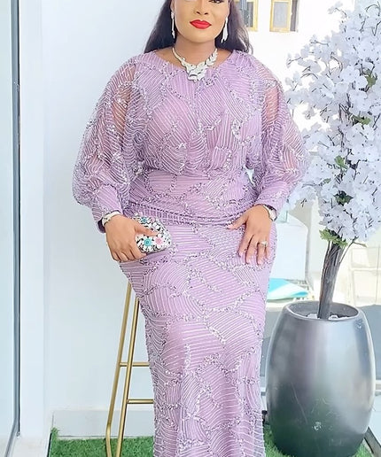 Sequin Embellished Party Maxi Dress | Wedding Guest Mother of The Bride Birthday