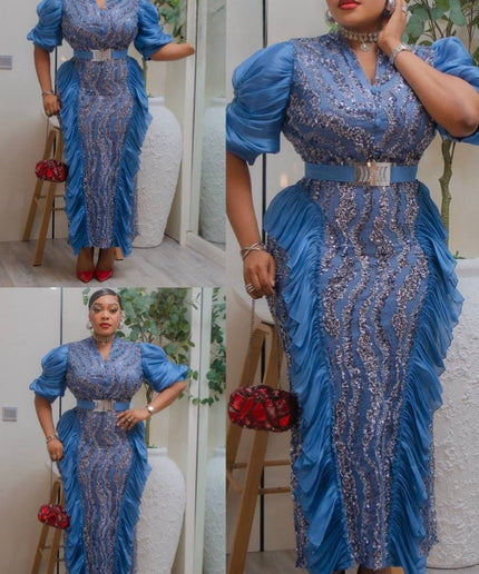Women's Cocktail Dresses, Formal Wedding Guest Modest Church Vintage Maxi Evening Dress