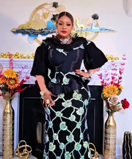 Sequin Ruffle Peplum Mermaid Dress for Wedding Guest Birthday Party Anniversary Birthday Photoshoot