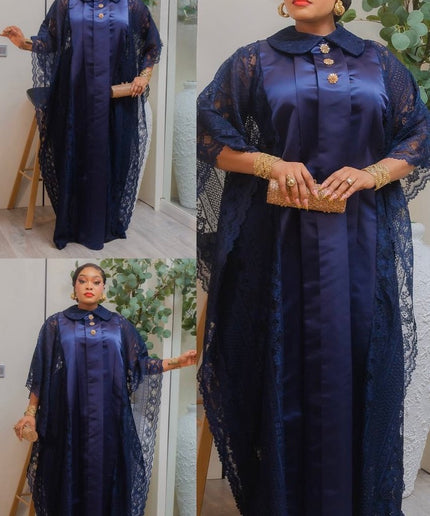 Elegant Kaftan Dress African Party Bubu Gown Wedding Guest Formal Evening Outfit Mother of The Bride Plus Size