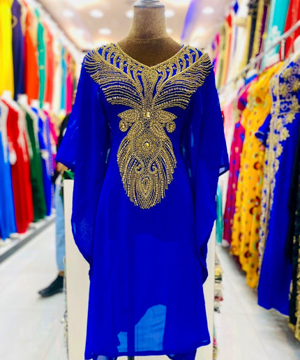 Embellished Kaftan Summer Wedding Guest Dress Cocktail Anniversary Bridal Photoshoot Birthday Party