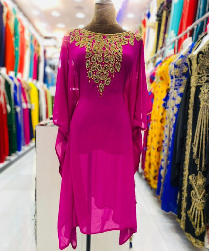 Embellished Kaftan Summer Wedding Guest Dress Cocktail Anniversary Bridal Photoshoot Birthday Party