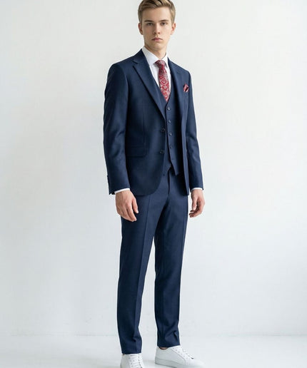 Men's Slim Fit 5-Piece Suit for Wedding Graduation Birthday Prom Business Casual Photoshoot Party Outfit Formal Occasion Wear