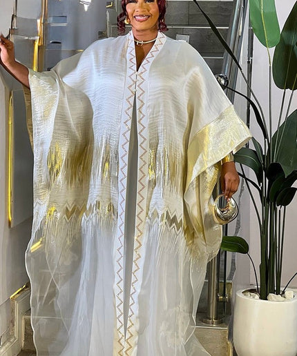 Classy Blue Brocade Rhinestone Kaftan Dress, African Bubu Wedding Attire Engagement Ceremony Church Gala Anniversary Birthday Party 2-Piece Outfit