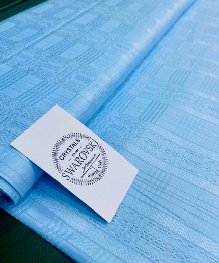 Swiss Filtex Atiku Cotton Fabric, African Men's Wedding Party Fabric Aso Ebi