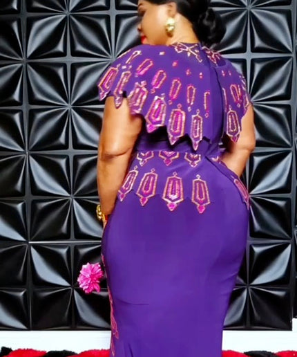 Embellished Maxi Dress Stretches