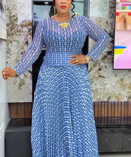 Classy Top & Pleated A-Line Skirt, Matching 2-Piece Set for Wedding Guest Outfit Birthday Party Dinner Ladies Night Concert - Plus Size Fashion
