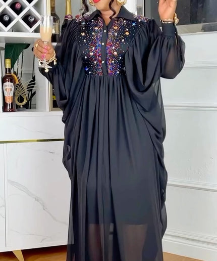 Embellished Kaftan Women's Party Dress Birthday Ceremony