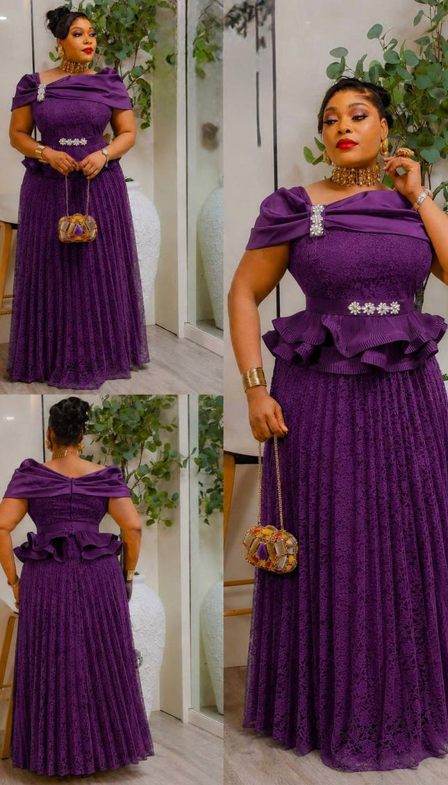 White Off-Shoulder Peplum Pleated Maxi Dress Summer Wedding Guest Cocktail Party Birthday Dinner Church Mother of The Bride Outfit