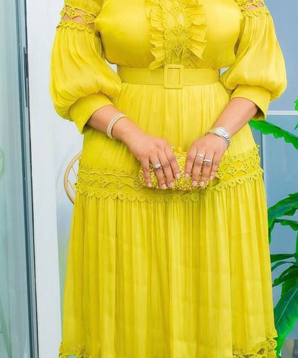 White Pleated Maxi Dress | Wedding Birthday Anniversary Celebration Party Guest