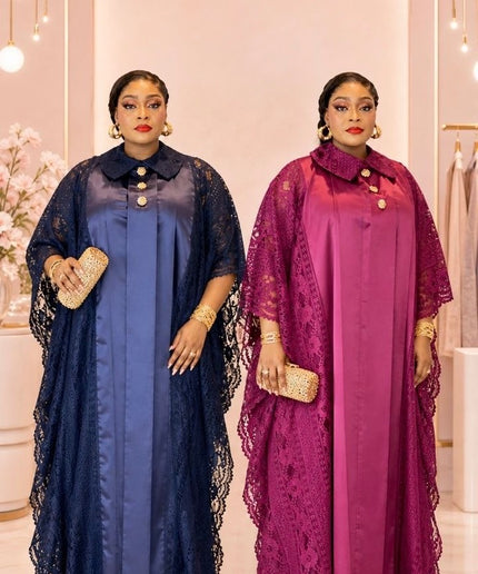 Black Dressy Kaftan Dress African Party Bubu Gown Wedding Guest Formal Evening Outfit Mother of The Bride Plus Size