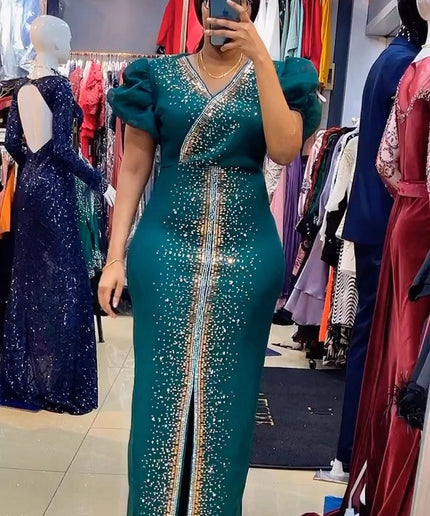 Teal Evening Gown